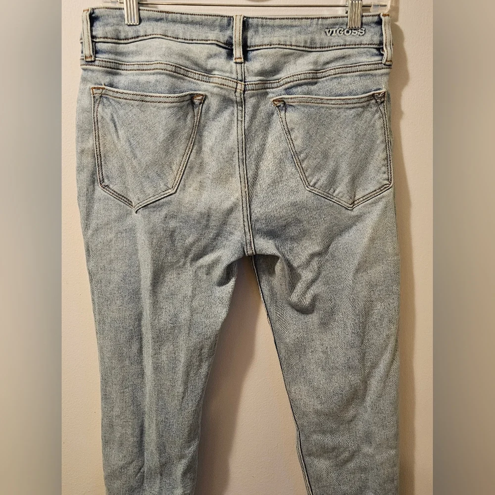Vigoss Thompson Tomboy Jeans Stretch Light Wash Women's Size 30